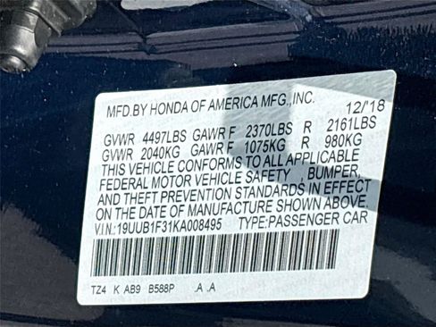 Used 2019 Acura TLX FWD image 32