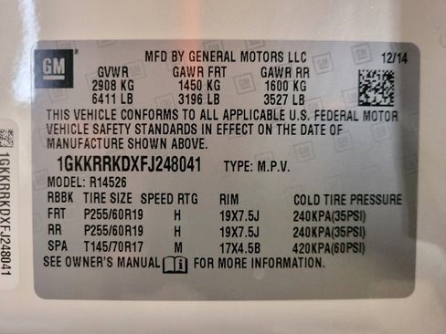 Used 2015 GMC Acadia SLT FWD image 33