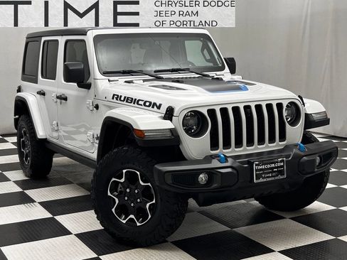 Used 2023 Jeep Wrangler Unlimited Rubicon 4xe w/ Cold Weather Group AWD/4WD image 1