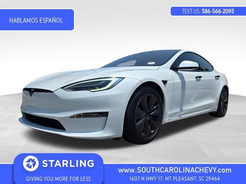 Used 2021 Tesla Model S Long Range AWD/4WD image 1