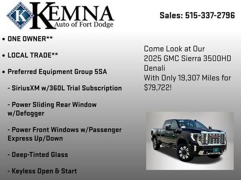 Used 2025 GMC Sierra 3500 Denali w/ Denali Reserve Package image 7