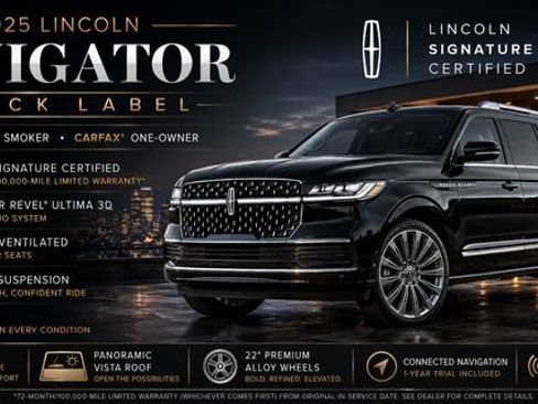 Certified 2025 Lincoln Navigator Black Label AWD/4WD image 3