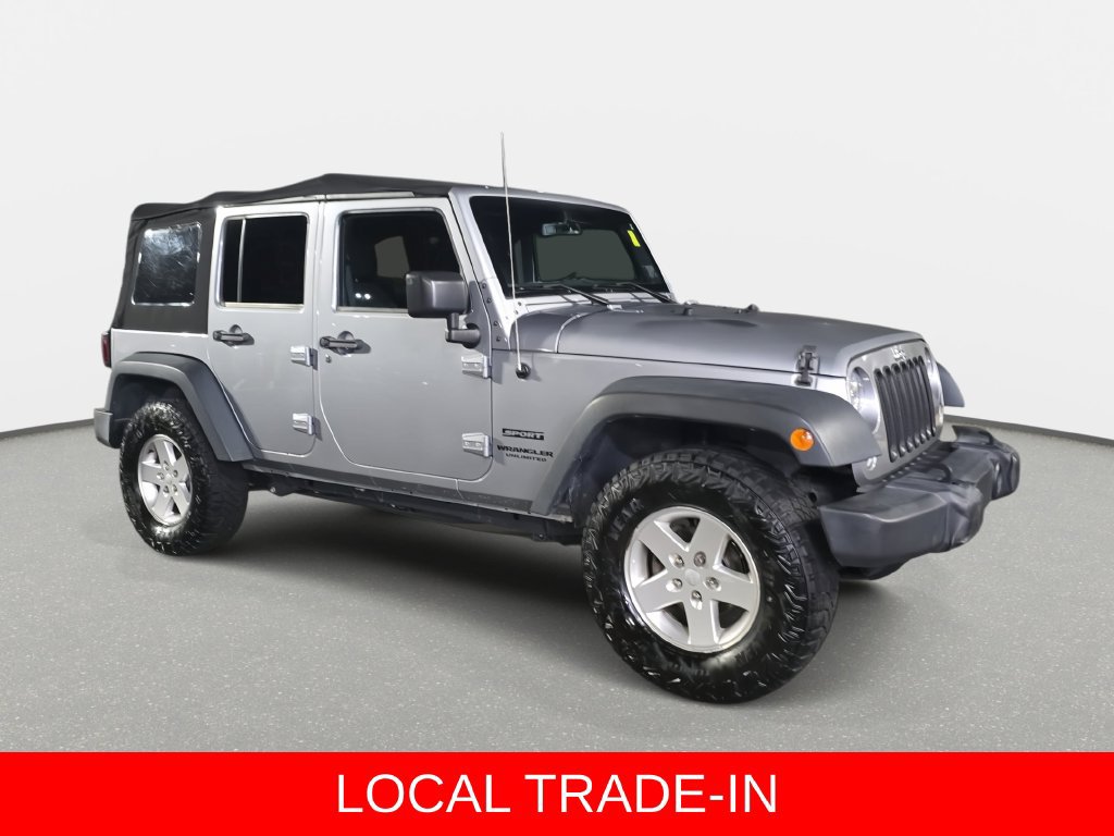 Used 2015 Jeep Wrangler Unlimited Sport w/ Quick Order Package 24S AWD/4WD image 3