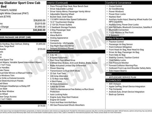 New 2026 Jeep Gladiator Sport image 3