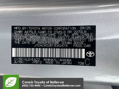 New 2026 Toyota Prius Plug-In Hybrid FWD image 23