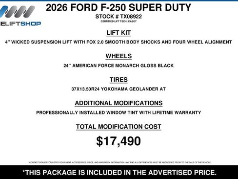 Used 2026 Ford F250 Platinum image 2