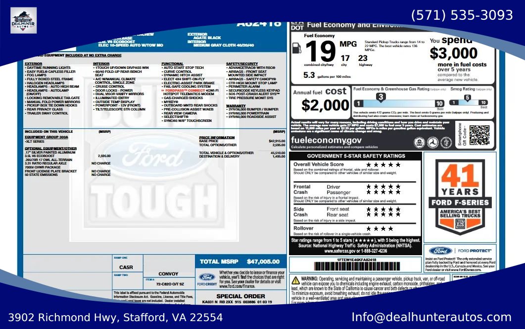 Used 2019 Ford F150 XLT AWD/4WD image 32