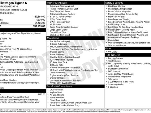 Used 2024 Volkswagen Tiguan S AWD/4WD image 3