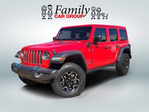 Used 2022 Jeep Wrangler Unlimited Rubicon 4xe w/ Safety Group AWD/4WD image 1