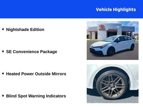Used 2024 Toyota Corolla Sedan w/ SE Convenience Package FWD image 4