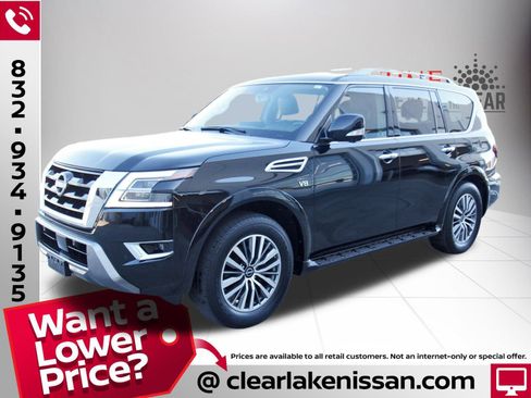 Used 2022 Nissan Armada SL w/ Captain's Chairs Package image 3