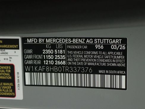 New 2026 Mercedes-Benz C 43 AMG 4MATIC Sedan image 12