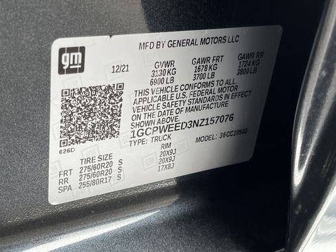 Used 2022 Chevrolet Silverado 1500 LTZ RWD image 27