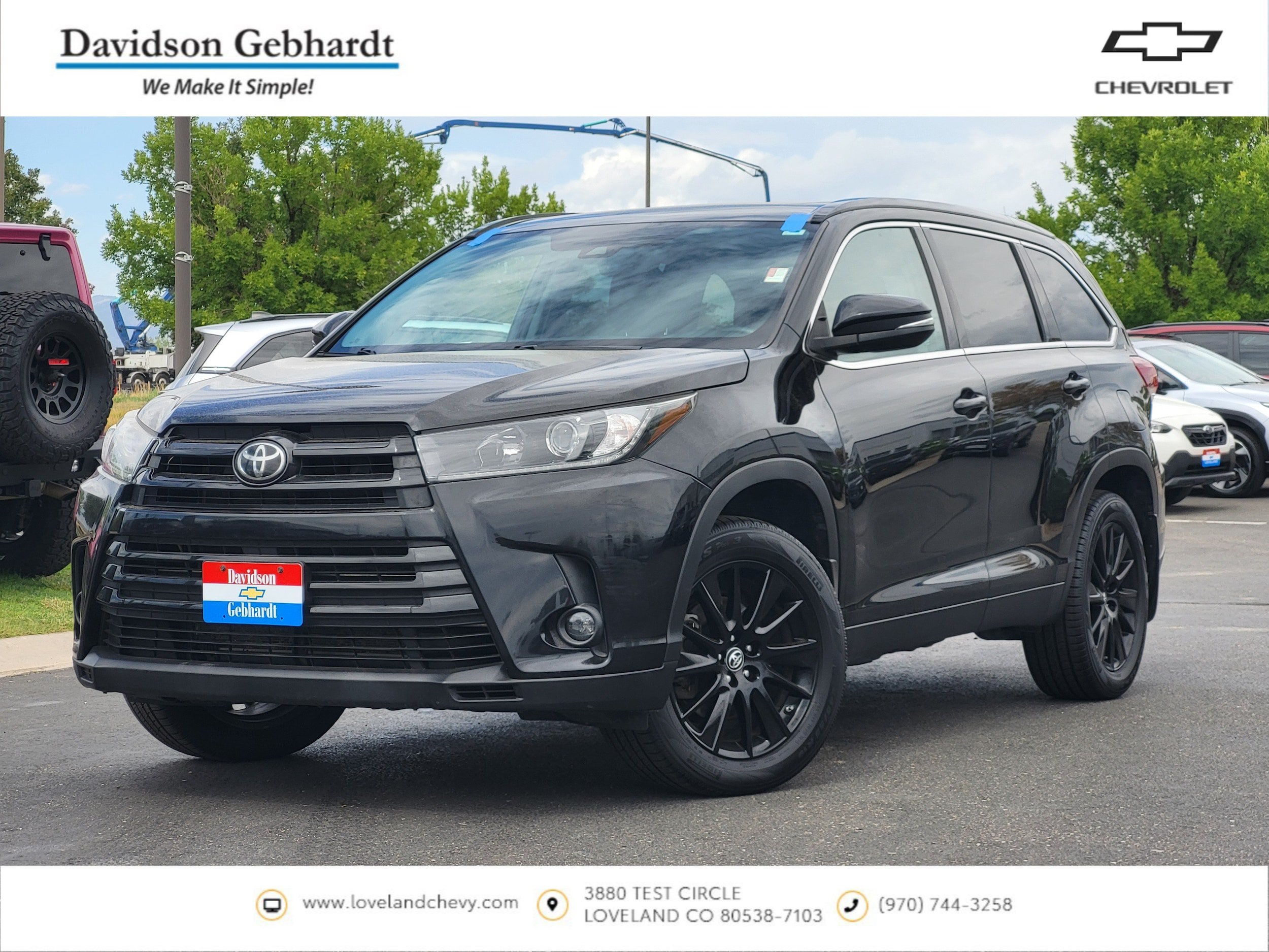 Used 2019 Toyota Highlander SE AWD/4WD image 1