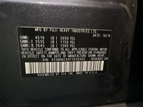 Used 2015 Subaru Legacy 2.5i Premium image 20