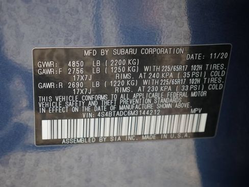 Used 2021 Subaru Outback Premium AWD/4WD image 24