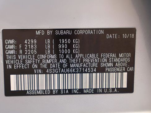 Used 2019 Subaru Impreza 2.0i Limited AWD/4WD image 27