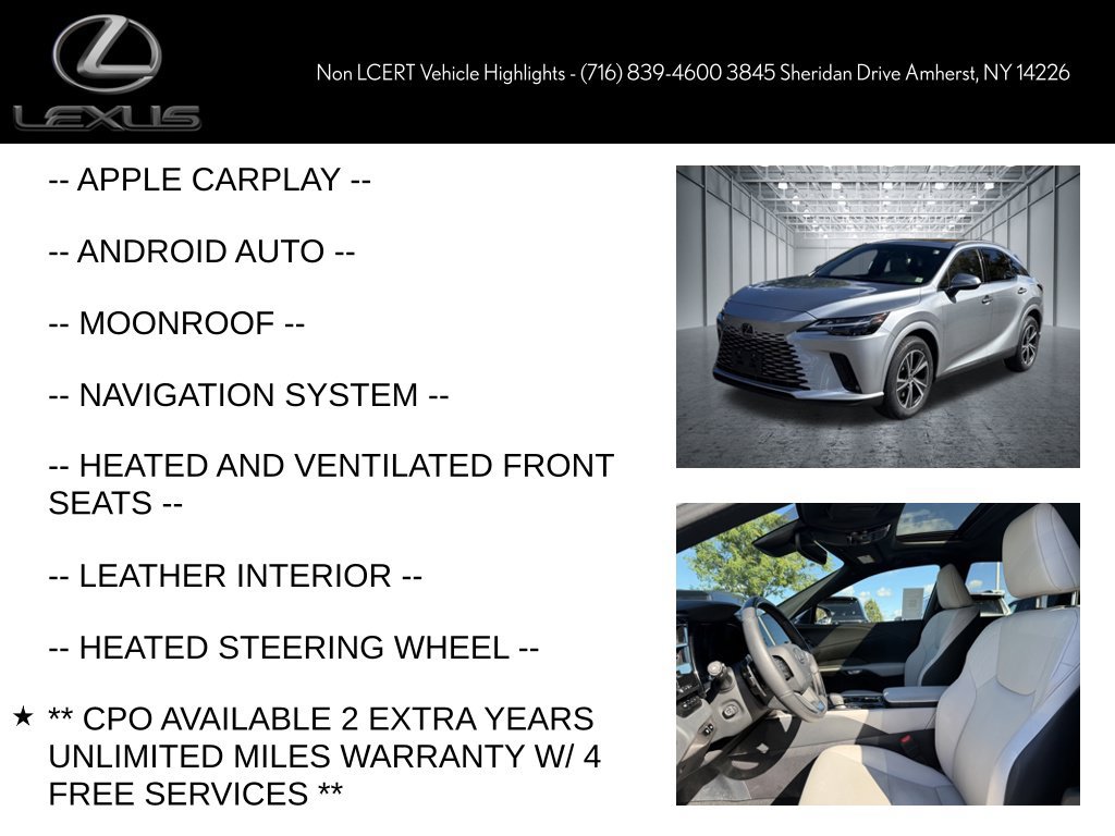 Used 2025 Lexus RX 350h AWD/4WD image 8