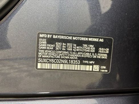 Used 2022 BMW X6 xDrive40i w/ Executive Package AWD/4WD image 25