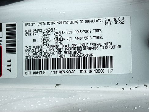 Used 2022 Toyota Tacoma SR AWD/4WD image 39