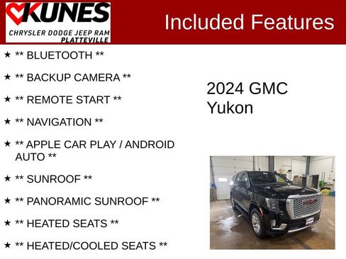 Used 2024 GMC Yukon Denali AWD/4WD image 2