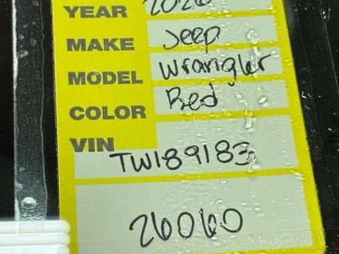 New 2026 Jeep Wrangler Unlimited Sport image 23