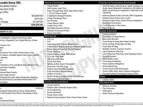 Used 2022 Hyundai Kona SEL image 35