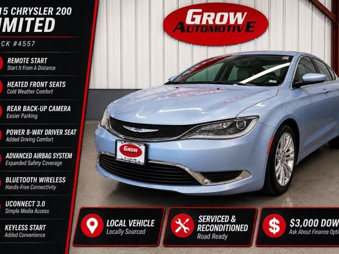 Used 2015 Chrysler 200 Limited w/ Convenience Group FWD image 2