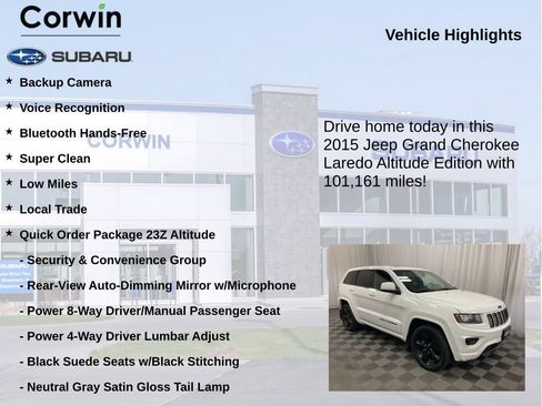Used 2015 Jeep Grand Cherokee Altitude AWD/4WD image 6