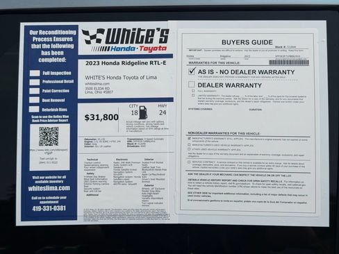 Used 2023 Honda Ridgeline RTL-E image 37