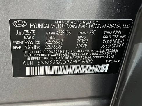 Used 2019 Hyundai Santa Fe SE FWD image 21