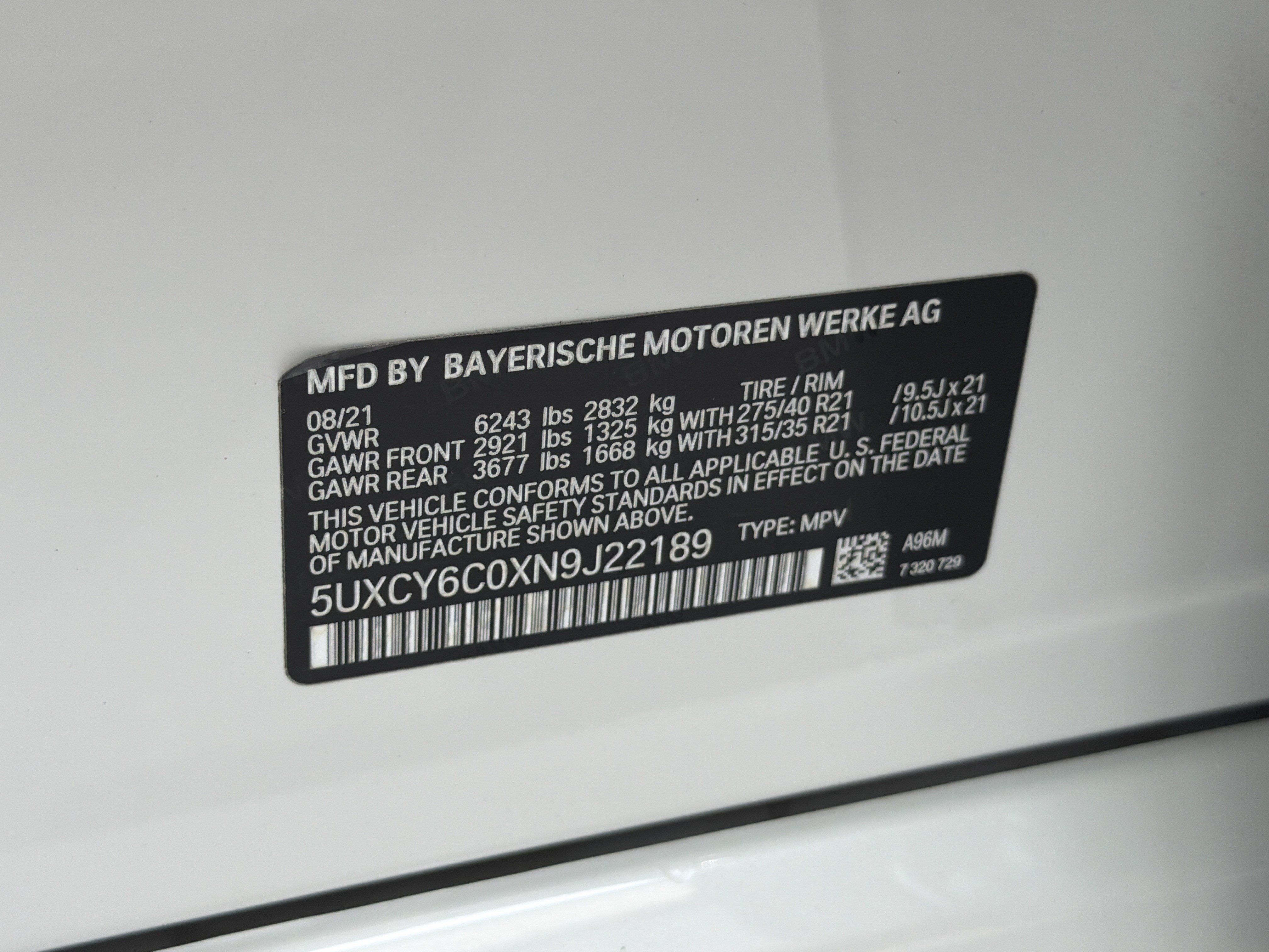 Used 2022 BMW X6 xDrive40i w/ M Sport Package AWD/4WD image 35