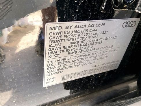 New 2026 Audi SQ7 Premium Plus AWD/4WD image 20