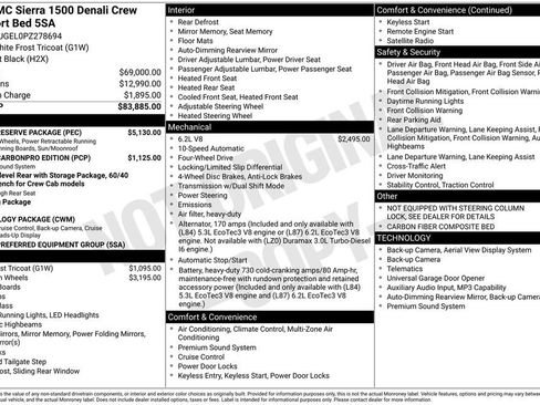 Used 2023 GMC Sierra 1500 Denali w/ Denali Reserve Package AWD/4WD image 4