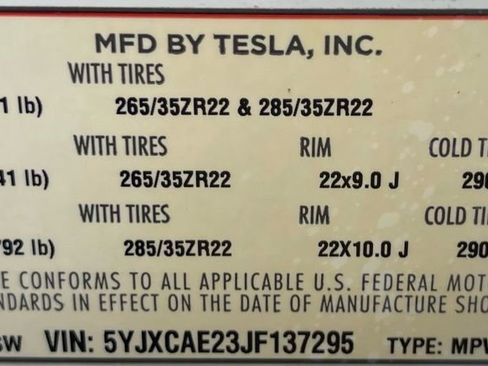 Used 2018 Tesla Model X 75D AWD/4WD image 39