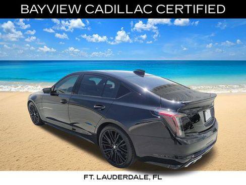Certified 2025 Cadillac CT5 V w/ Technology Package RWD image 2