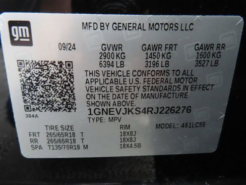 Used 2024 Chevrolet Traverse Z71 w/ LPO, Floor Liner Package AWD/4WD image 76