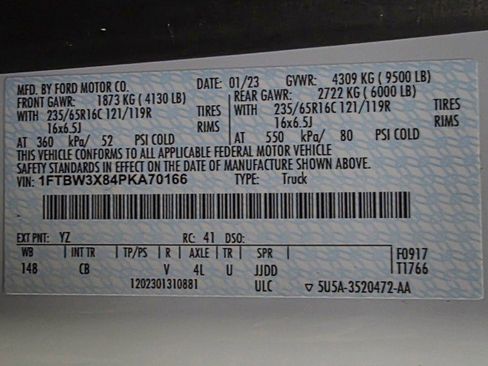 Used 2023 Ford Transit 350 148''WB High Roof Minivan/Van w/ Load Area Protection Package image 34