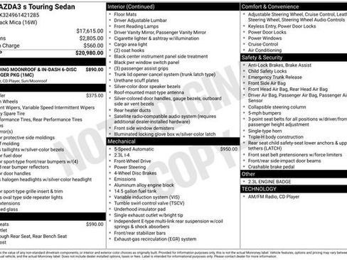 Used 2006 MAZDA MAZDA3 s Touring image 11