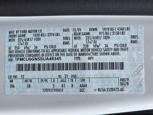 Used 2025 Ford Escape Active w/ Tech Pack #1 image 28