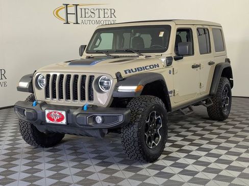 Used 2022 Jeep Wrangler Unlimited Rubicon 4xe w/ Cold Weather Group image 4