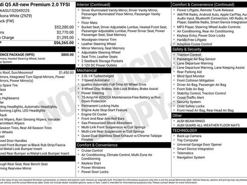 Certified 2025 Audi Q5 Premium w/ Convenience Package image 29