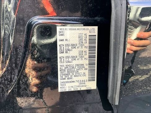 Used 2021 Nissan Frontier SV w/ Midnight Edition Floor Mats image 16