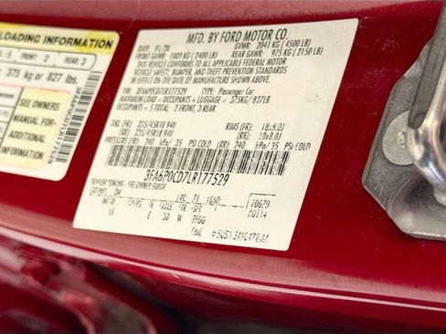 Used 2020 Ford Fusion SEL image 35