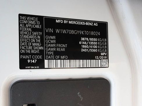 Used 2019 Mercedes-Benz Sprinter 1500 w/ Driver Convenience Package image 33