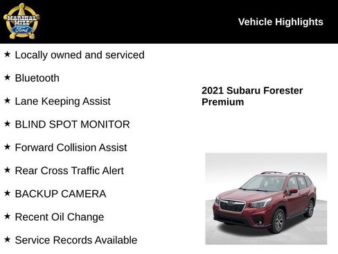 Used 2021 Subaru Forester Premium w/ Popular Package #1 image 2