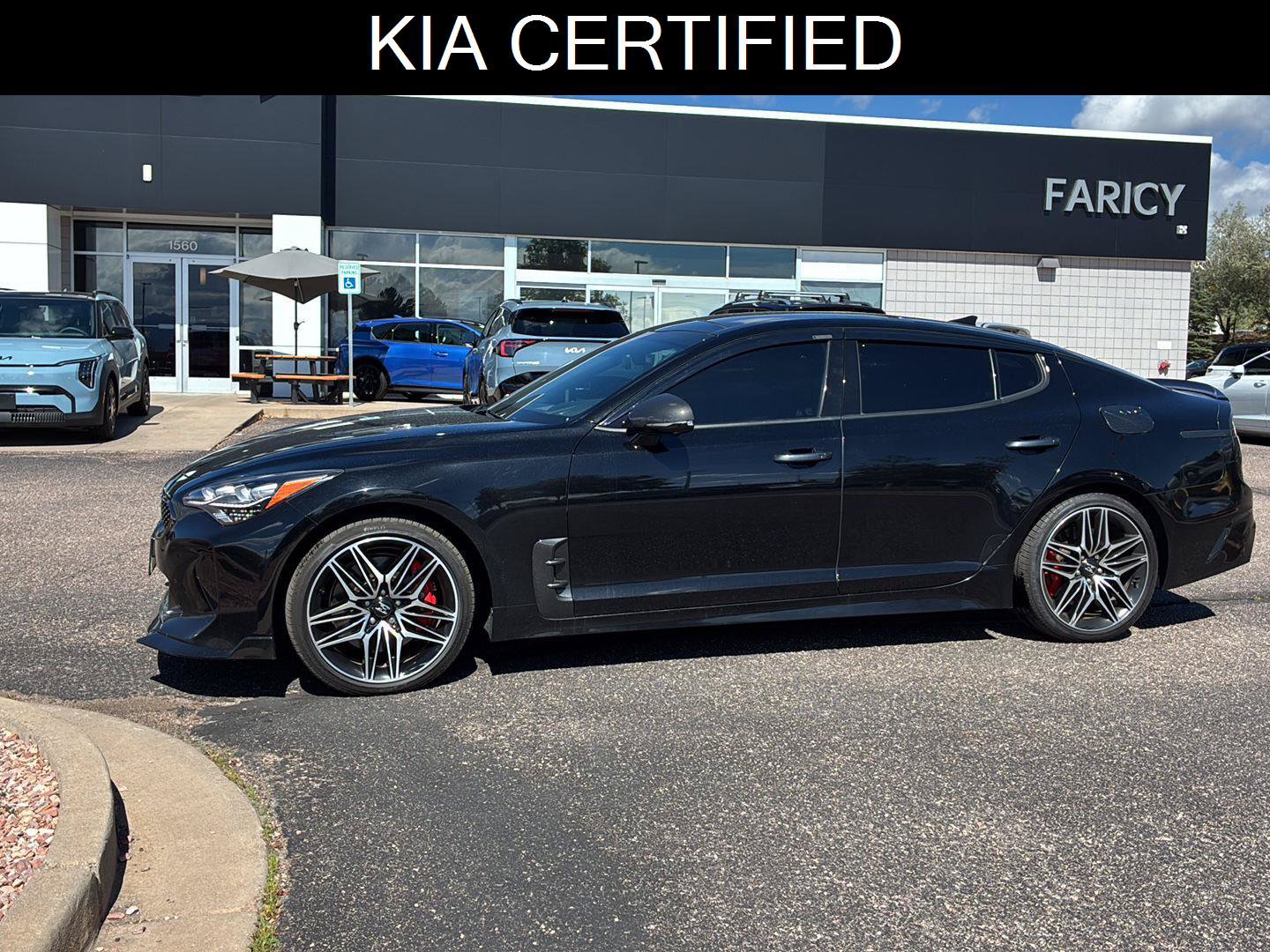 Certified 2023 Kia Stinger GT2 w/ Red Interior Color Package AWD/4WD image 1