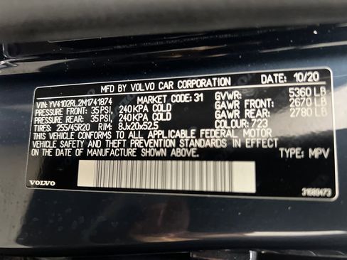 Used 2021 Volvo XC60 T5 Inscription w/ Advanced Package AWD/4WD image 33
