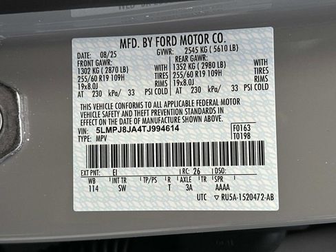 New 2026 Lincoln Nautilus Premier w/ Equipment Group 102A image 34