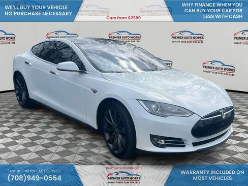 Used 2015 Tesla Model S 85D AWD/4WD image 3